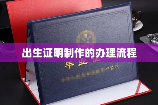 桂阳出生证明制作的办理流程
