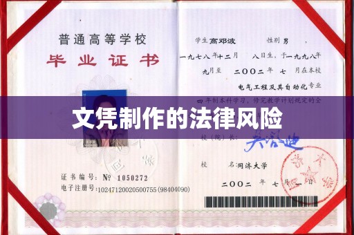 桂阳文凭制作的法律风险