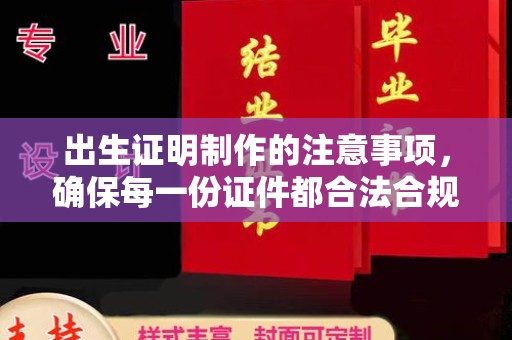 桂阳出生证明制作的注意事项，确保每一份证件都合法合规