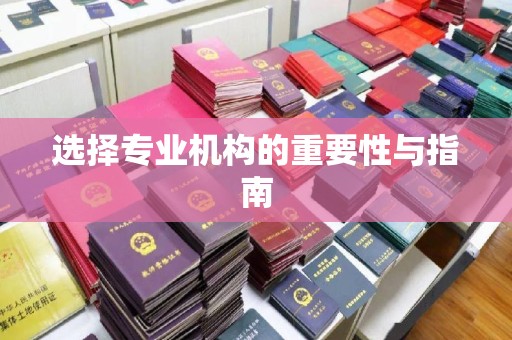 桂阳选择专业机构的重要性与指南