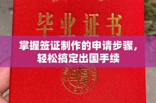 桂阳掌握签证制作的申请步骤，轻松搞定出国手续