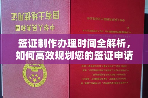 桂阳签证制作办理时间全解析，如何高效规划您的签证申请流程