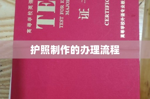 桂阳护照制作的办理流程